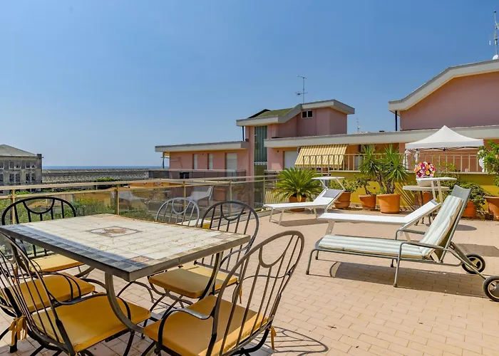 Rivierarent Sea Terrace شقة بيترا ليغوري